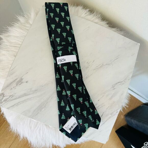 NORDSTROM Holiday Christmas Tree Tie, Holiday Wear, One Size,‎  Green Red, NWT - Picture 5 of 9